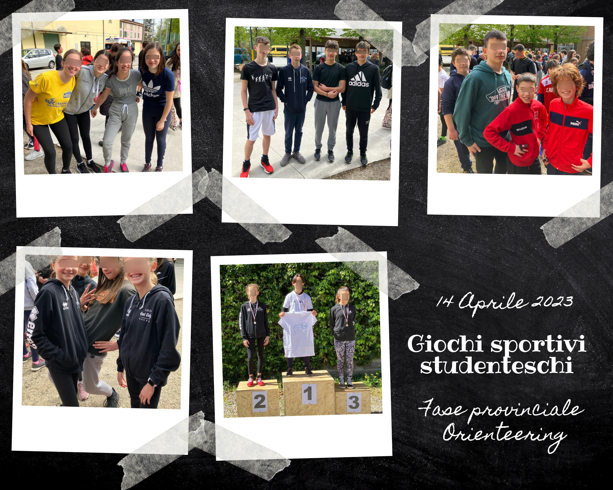 Fase provinciale Orienteering 2023 Collage di Foto 1