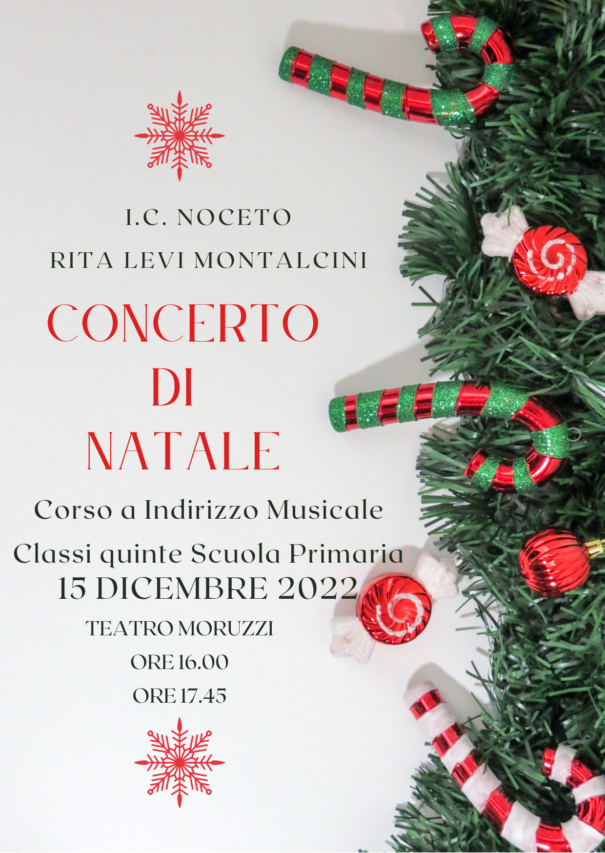 Locandina concerto 15 dicembre