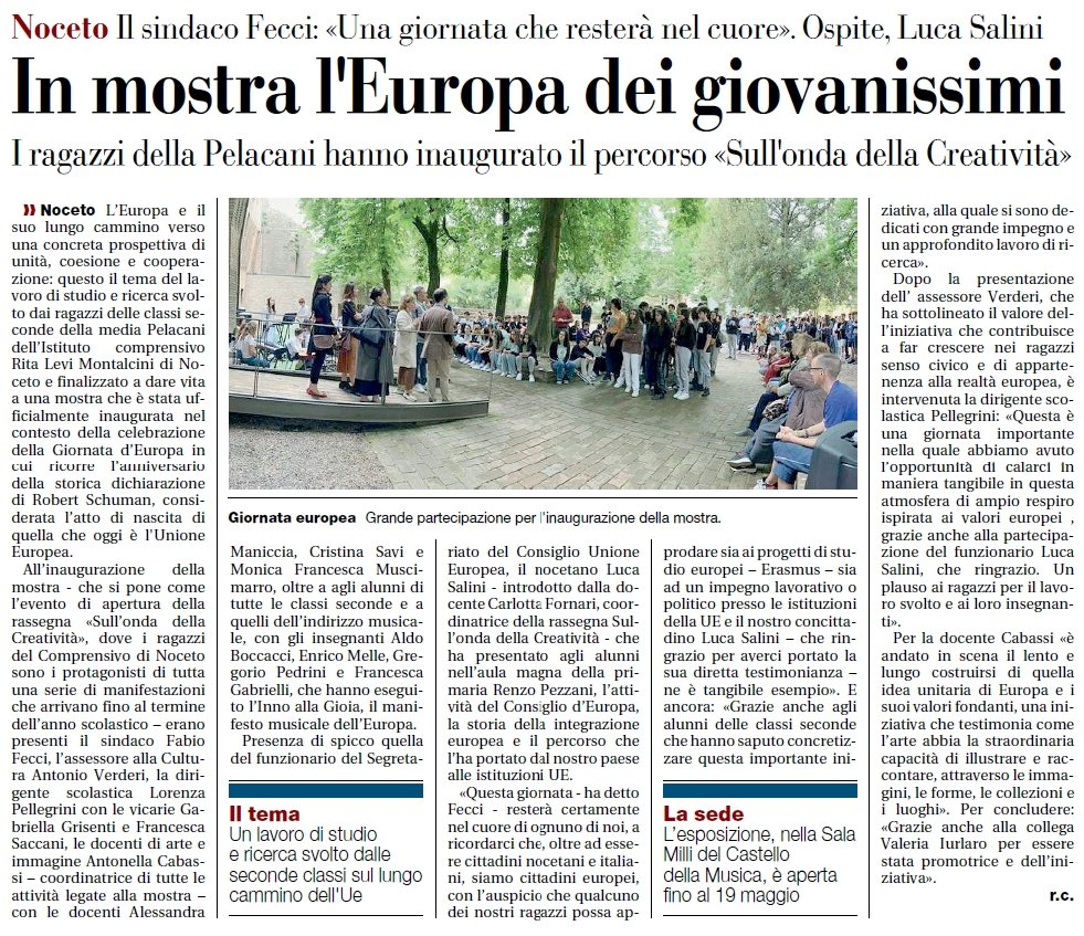 Mostra europa gazzetta
